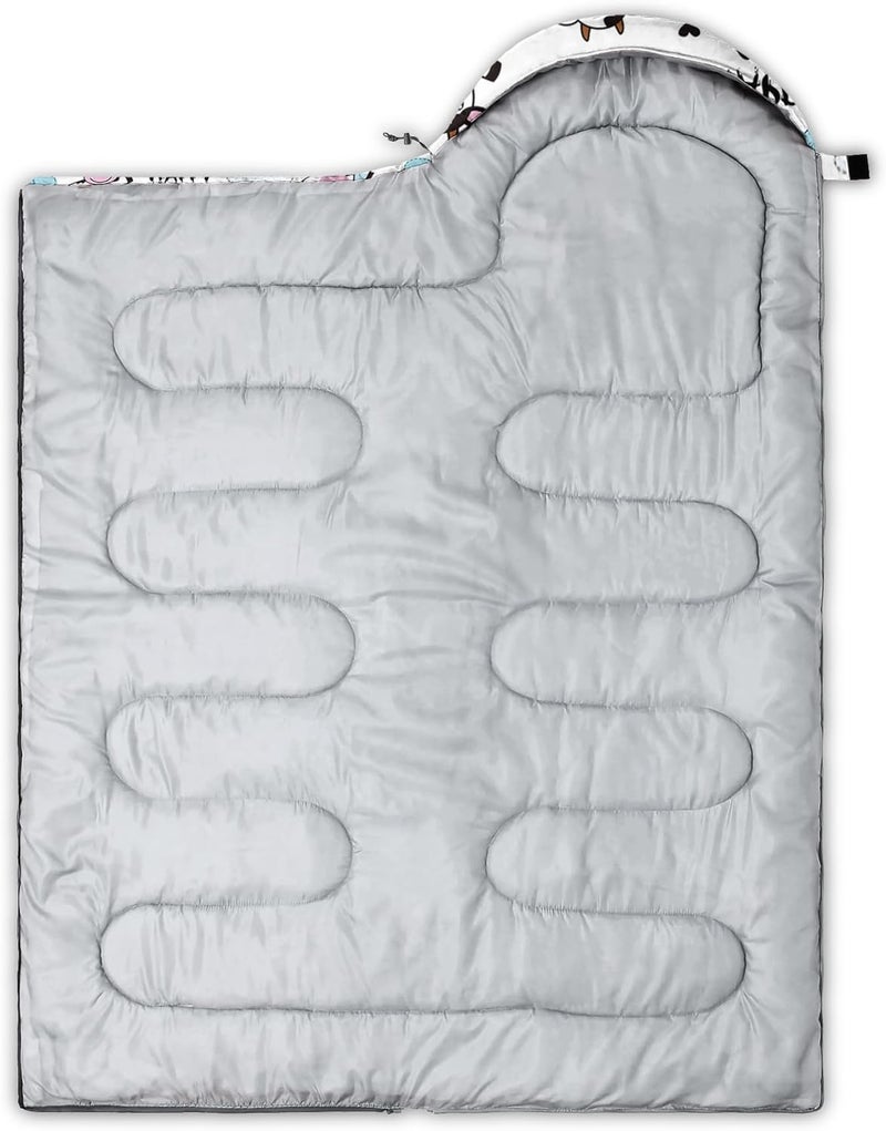 QOOMO Camping Sleeping Bags,3 Season Warm & Cool Weather,Lightweight,Waterproof Sleeping Bags for Adults & Kids,Traveling,and Outdoors - Image 5